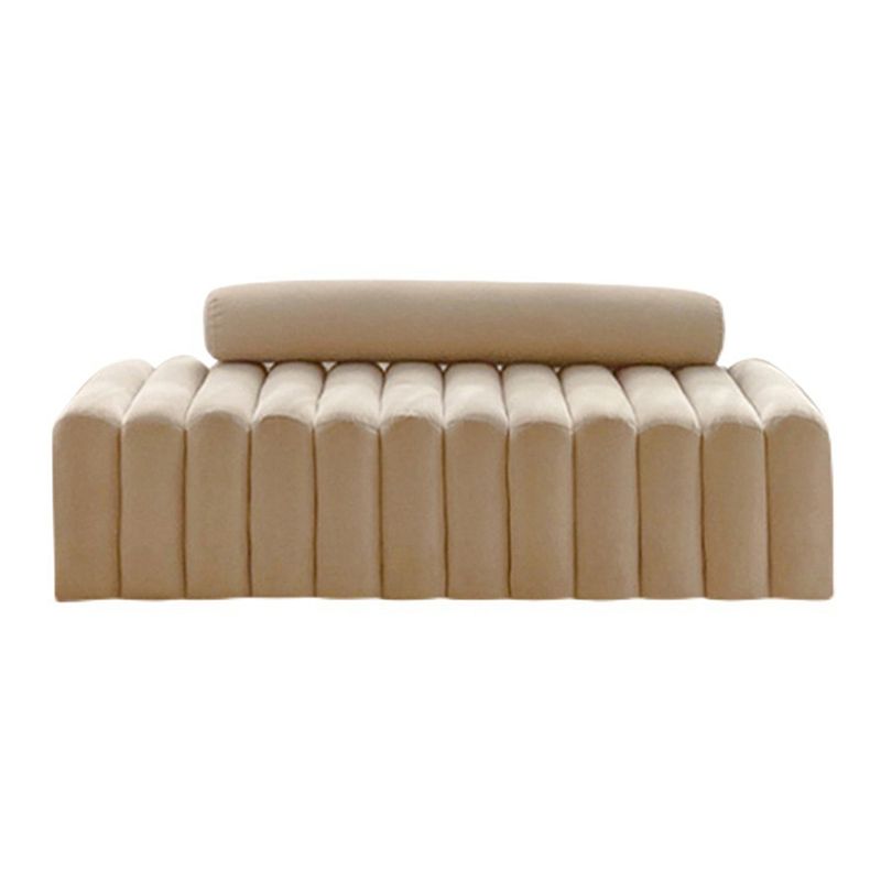 63-In W Velvet Loveseat Contemporary 2-Seater Armless Seating