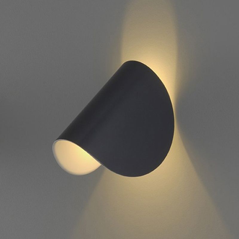 Nordic Style Metal Wall Light Arc Shape Rotatable Wall Lamp for Living Room