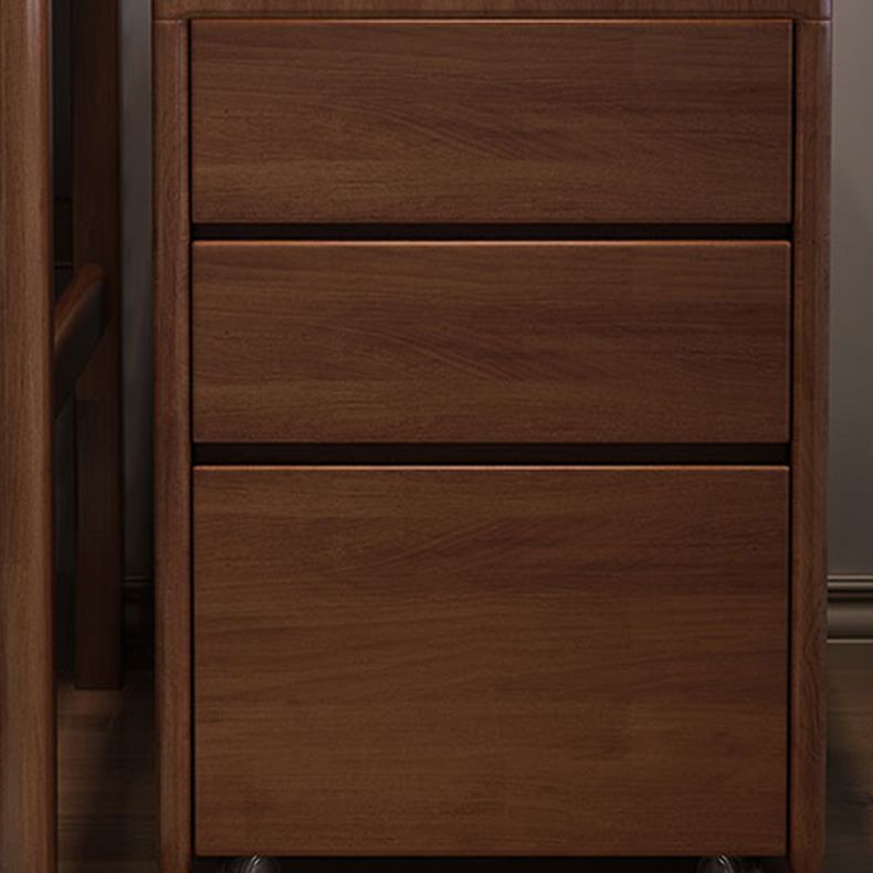 Solid Wood Bedside Cabinet Modern Minimalist Bedside Table with Drawers