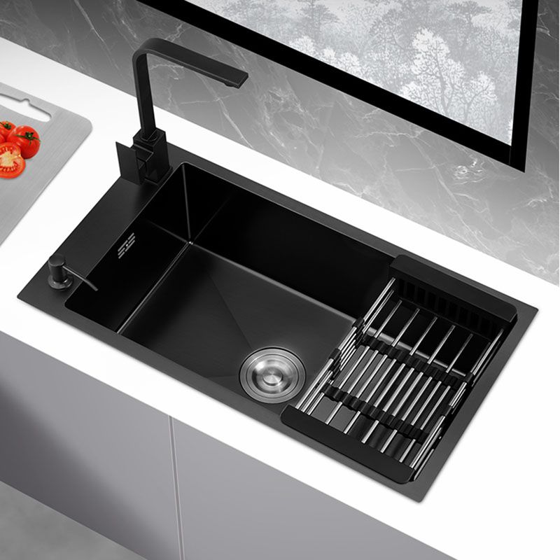 Modern Style Drop-In Kitchen Sink Soundproof Design Stainless Steel Kitchen Sink
