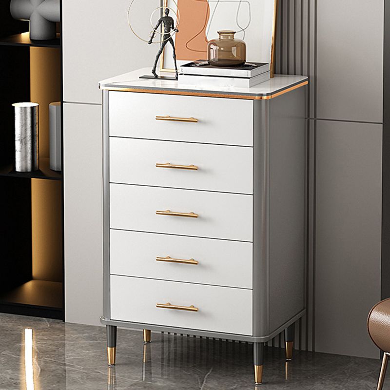 Contemporary Wood Accent Chest with Straight Legs 15.74" Wide Chest