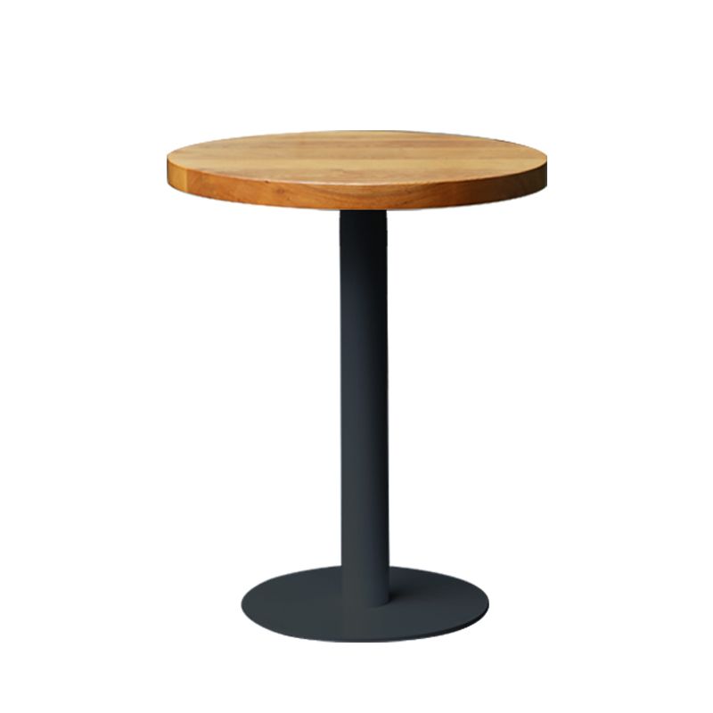 Pedestal Base Dining Site Table Industrial Style Dining Room Collection for Home