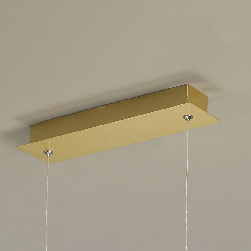 Modern Style Chandelier Light Round Glass Shade Ceiling Hanging Light for Dining Room