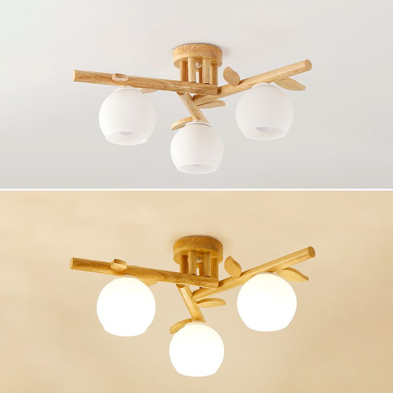 Montaje de semi rasciqueto LED Sputnik de color log