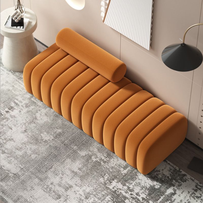 Modern Entryway and Bedroom Bench Backless Seating Bench with Upholstered