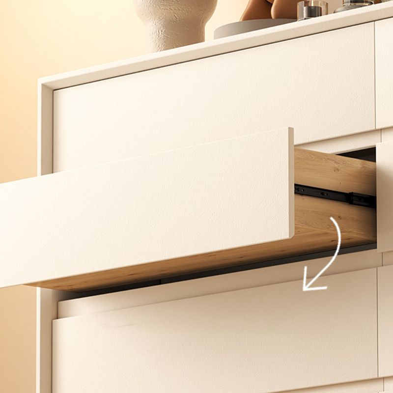 Horizontal Storage Chest Dresser Modern Storage Chest with 8 Drawers