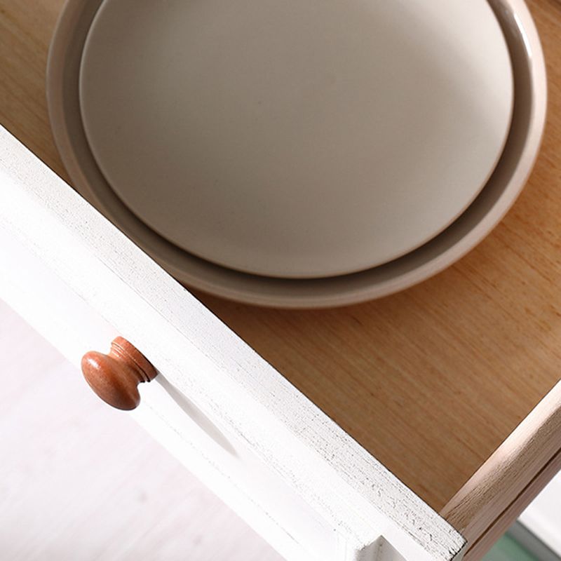 Nautical Contemporary Bedroom Storage Chest Wooden Chest with Drawers