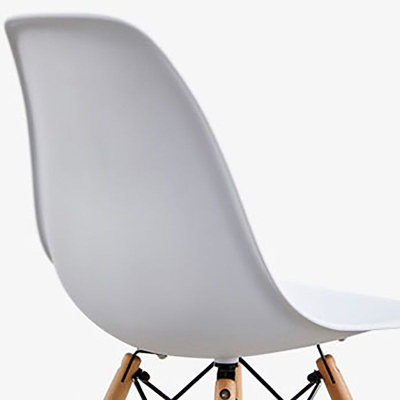 Sedie da cucina in stile contemporaneo sedie laterali senza braccio con gambe in legno