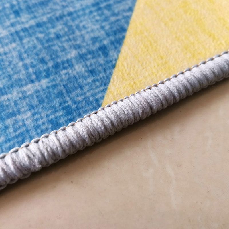 Groen modern vloerkleed kleurblok polyester gebied tapijt vlekbestendig kleed voor woningdecoratie