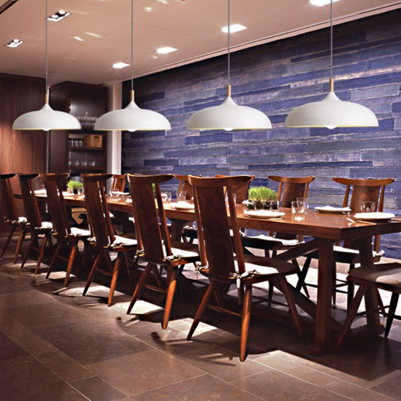 Apparecchio di illuminazione a sospensione in metallo a sospensione industriale per soggiorno