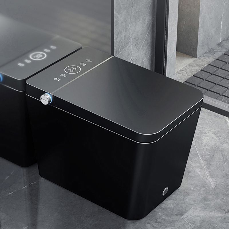 Modern Floor Mounted Flush Toilet Heated Seat Included Urine Toilet for Bathroom