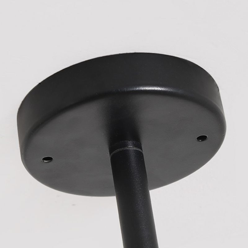 Lámpara de techo de metal de estilo moderno de lámpara colgante de múltiples luces