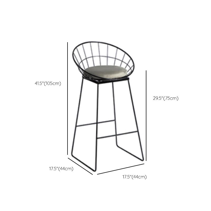 Industrial Round Bar Table Set 1/3 Pieces Stone Counter Table with Upholstered Stools