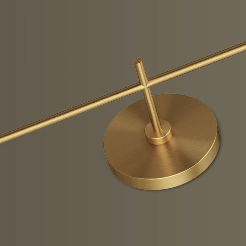 1 Light Wall Mounted Light Fixture Modern Wall Mounted Lighting in Gold