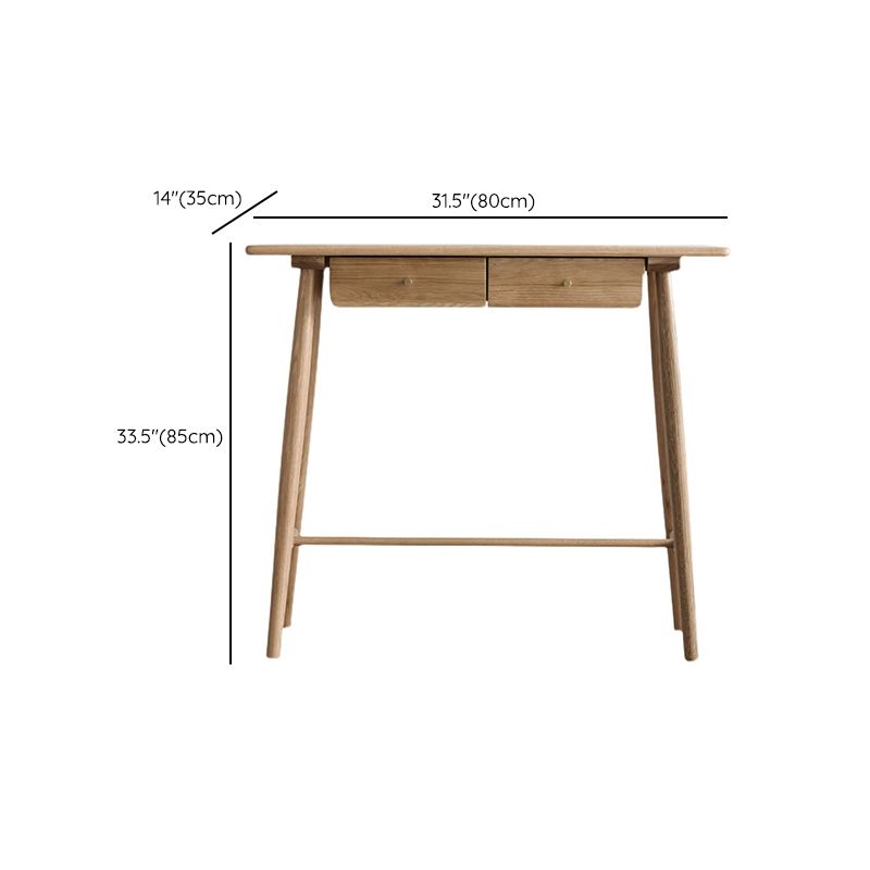 Modern Pub Height Dining Table Natural Oak Counter Height Table