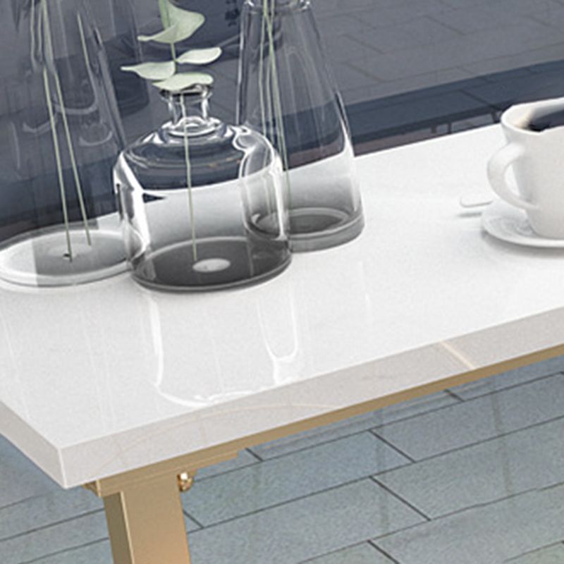 Rectangle Bar Table Contemporary Pub Table for Indoor and Breakroom