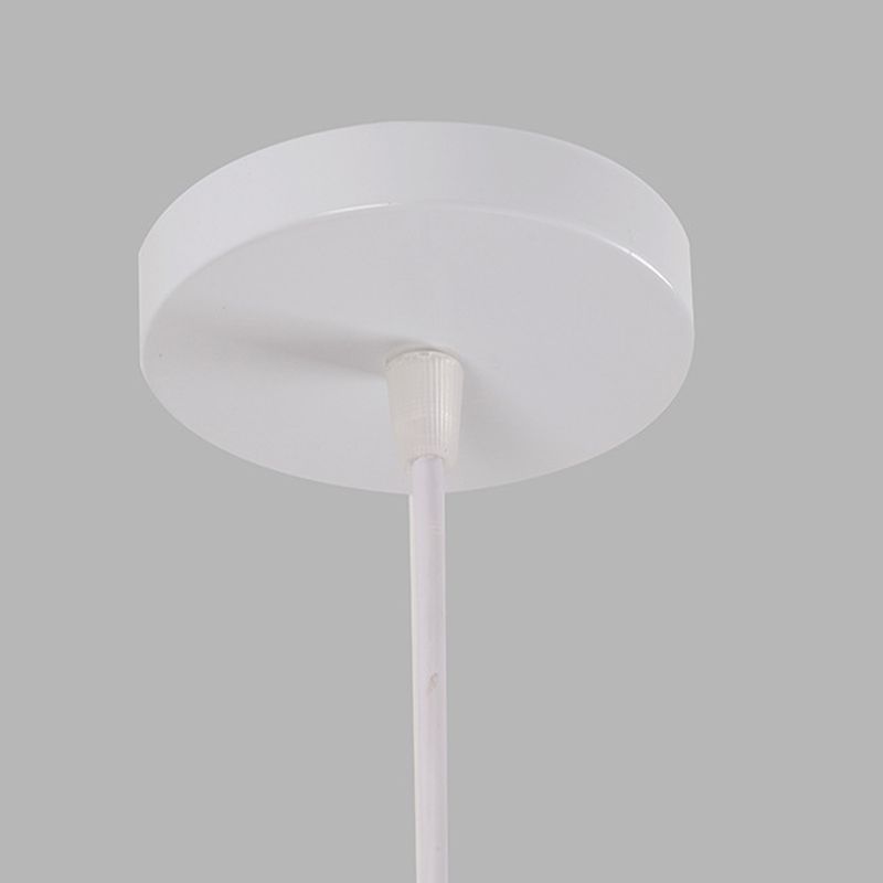 Lámpara de lámpara esférica lámpara moderna simplicidad de plumas de tono colgante para restaurante para restaurante