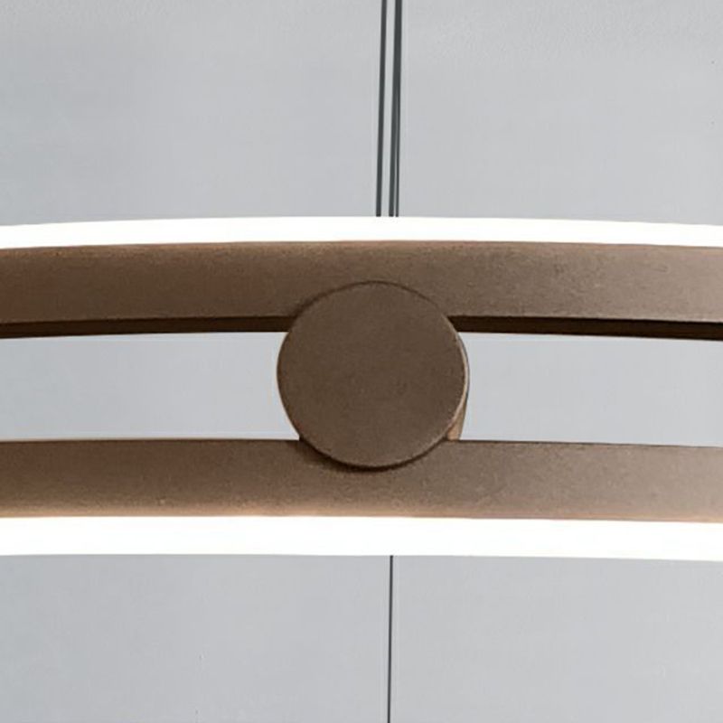 Metal Chandelier Light Fixture Ring Simple LED Ceiling Chandelier Pendant