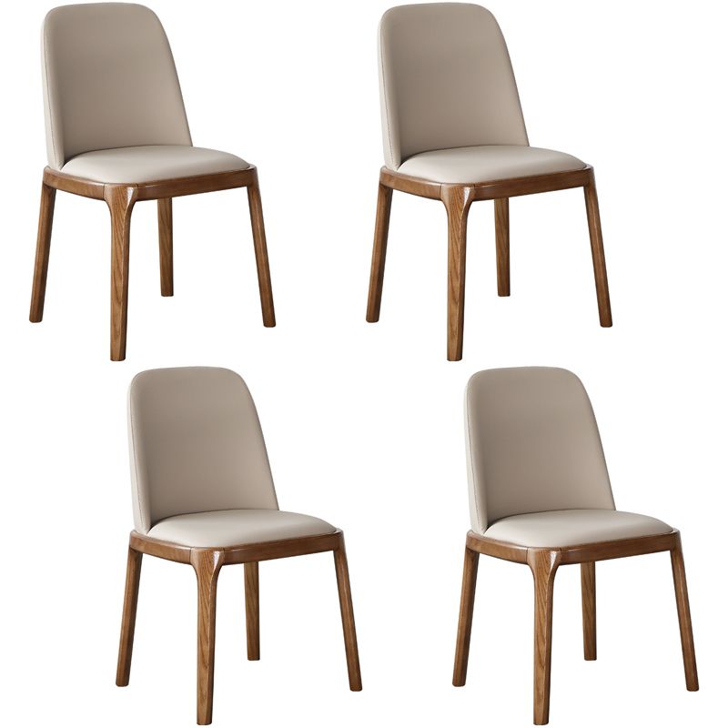 Contemporary 1/4/5/7 Pieces Dining Sintered Stone Dining Table Set with Wooden Legs