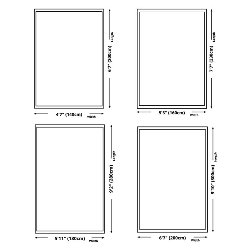 Contemporary Abstract Art Rug Distinctive Polyester Carpet Anti-Slip Backing Rug for Living Room