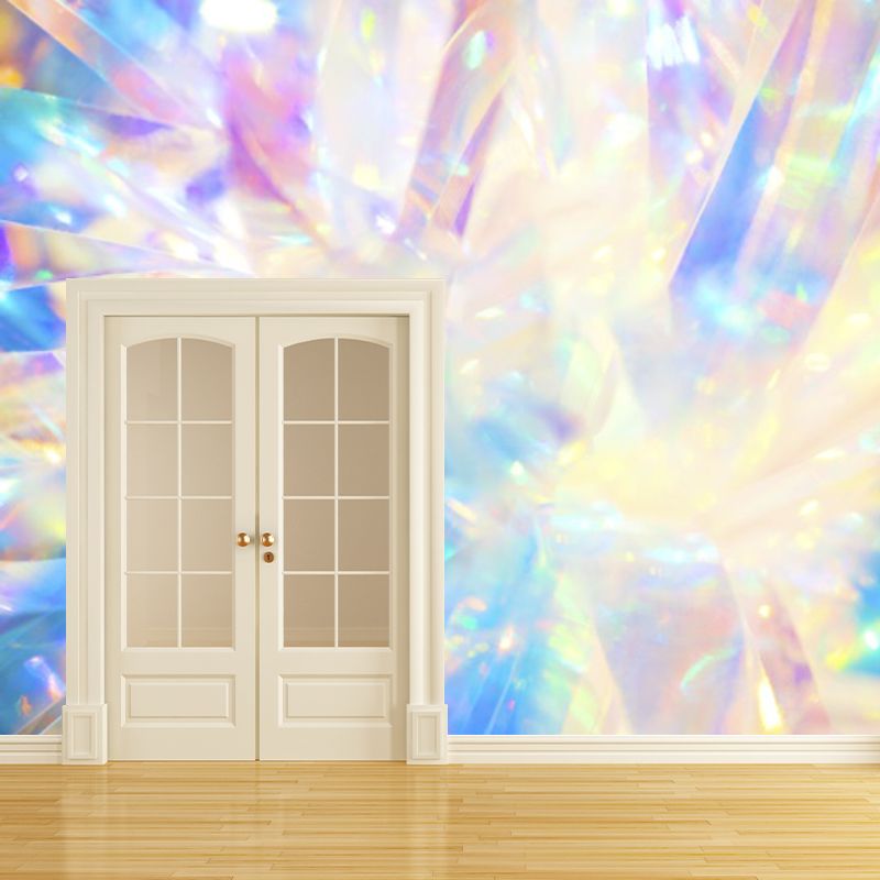 Illustration Color Abstract Patern Mural Decals for Indoor Wall, Yellow, Made to Measure