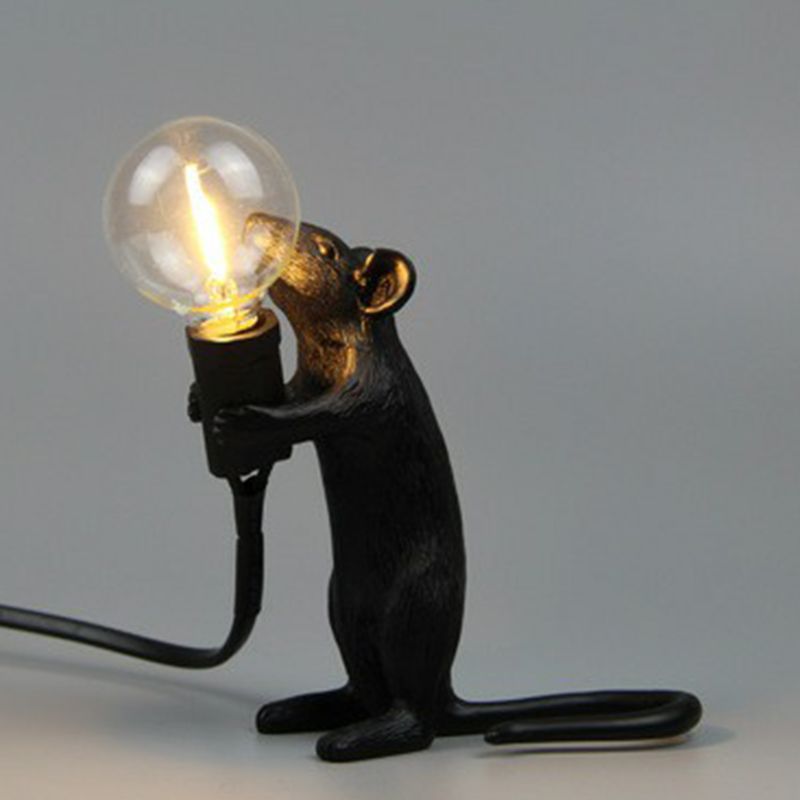 Lampada da letto per lampadina per lampadina per lampadina nuda decorativa con base per mouse