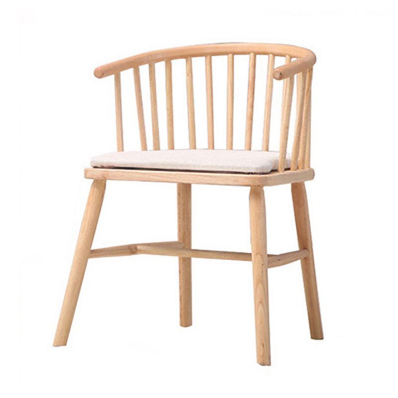 Wooden Dining Side Chairs Industrial Style 19'' Wide Windsor Back Side Chair