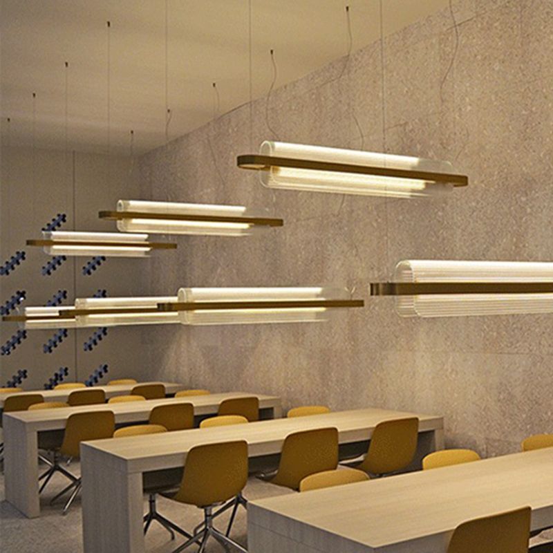 Modern Style Pendant Lighting Fixtures PVC Shade Island Lighting Ideas for Kitchen
