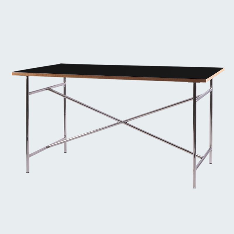 Modern Wood Rectangle Dining Table Standard Kitchen Dining Table with 4 Legs