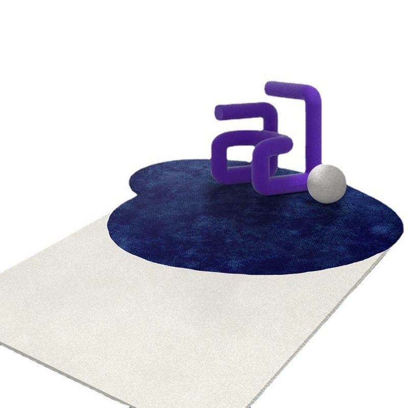 Heart-shaped Rug Living Room Irregular Shape Carpet Polyester Washable Area Rug