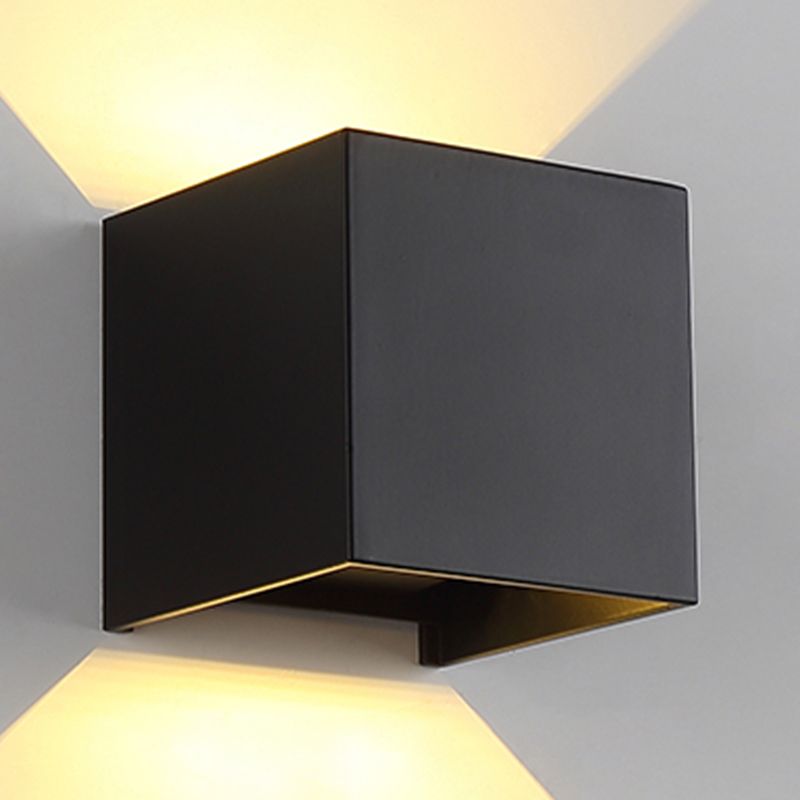 Modern Style Geometry Shape Wall Sconce Metal Multi Light Wall Lighting for Bedroom