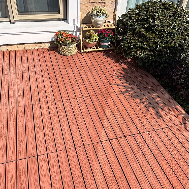 Wooden Deck Plank Outdoor Waterproof Rectangular Outdoor Floor Board