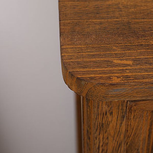 Coastal Storage Chest Dresser Solid Wood Dresser , 13.65 Inch Width