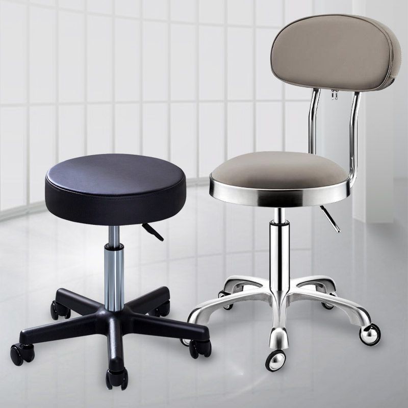 Modern Adjustable Rotatable Counter Stool Steel Kitchen Bar Stool with Cushion