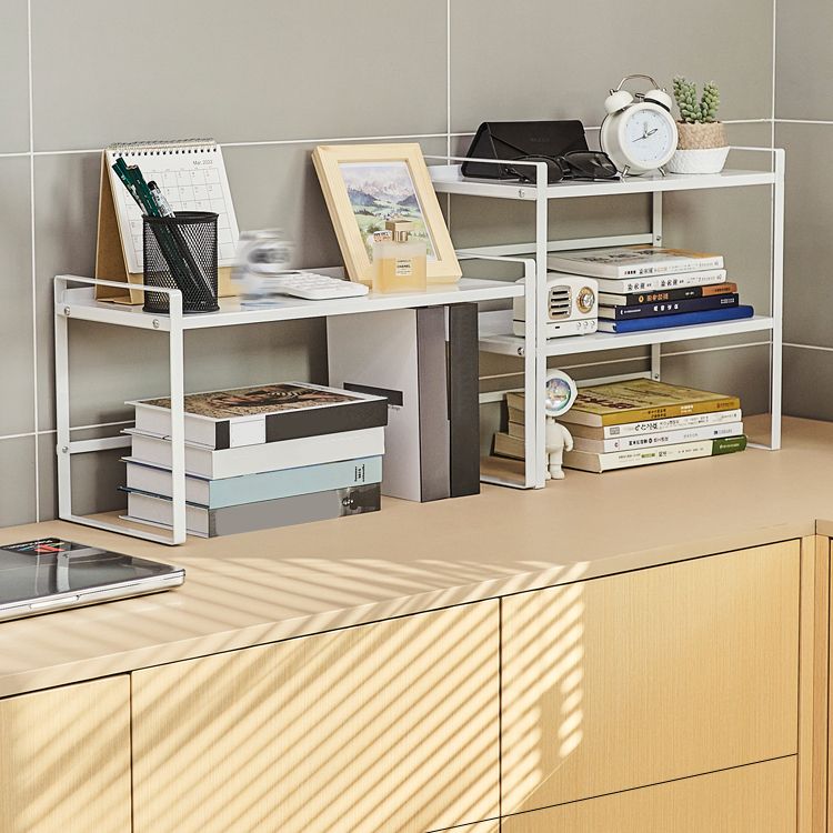 Modern Metal Bookcase, Geometric Bookshelf for Any Room, 8.5" W