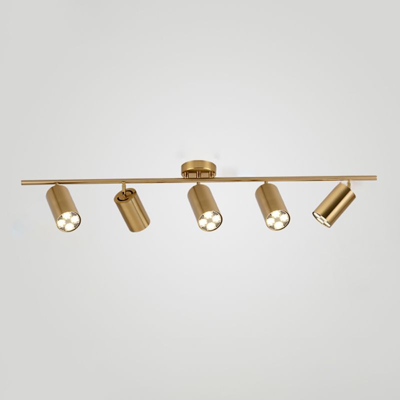 Lámpara de techo de riel de forma cilíndrica de forma cilíndrica Monte de aluminio moderno para centro comercial