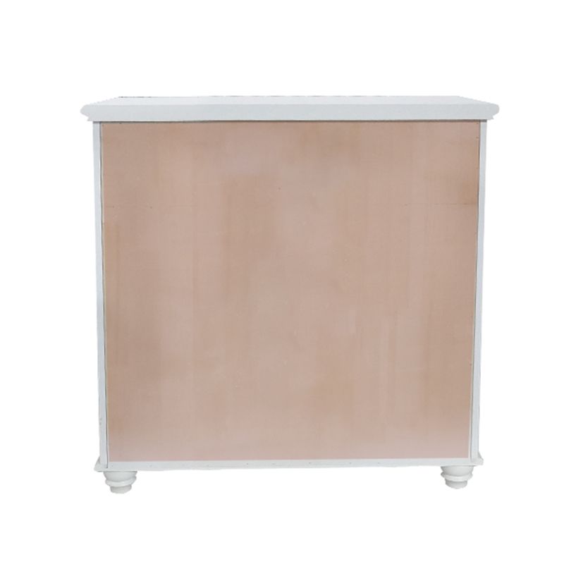 17.55-inch Width Solid Wood Storage Chest Classic Glam Storage Chest Dresser