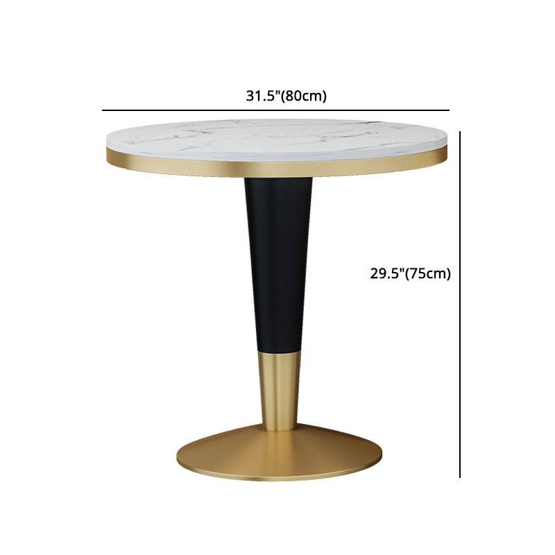 Glam Style Sintered Stone Dining Set 1/2/4/5 Pieces Dining Set for Dining Areas