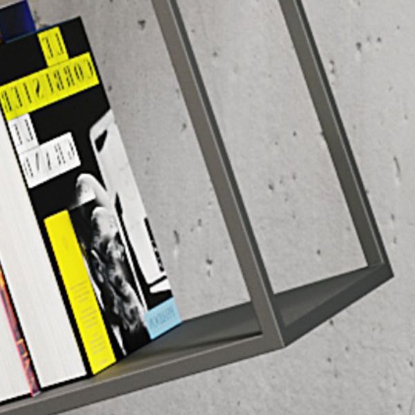 Modern Bookshelf Metal Open Shelf Bookcase with Shelves for Home Office