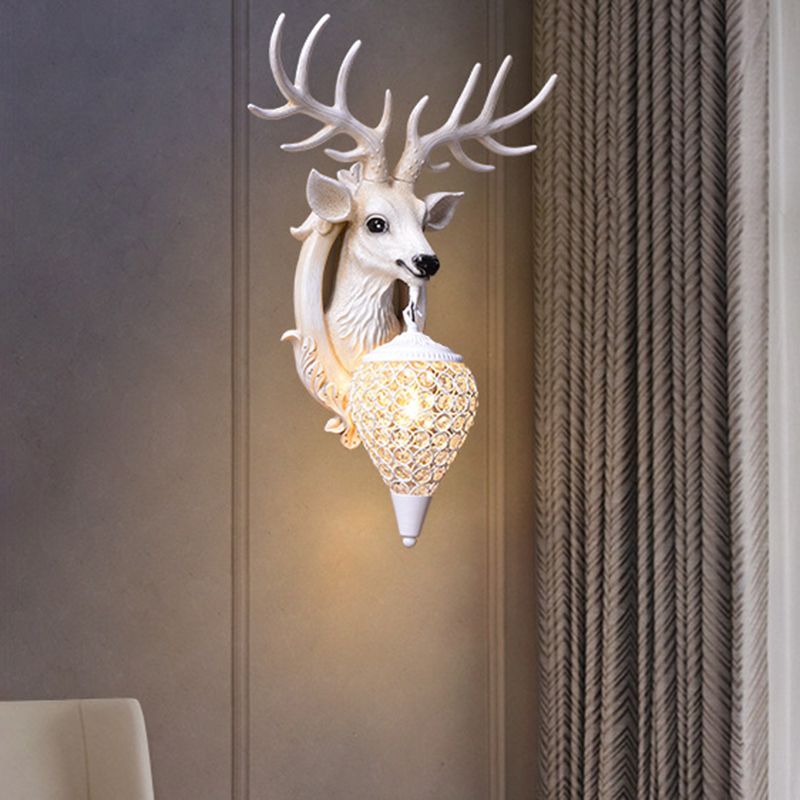 Creative Wall Lighting Fixture Contemporary Crystal Wall Mount Light