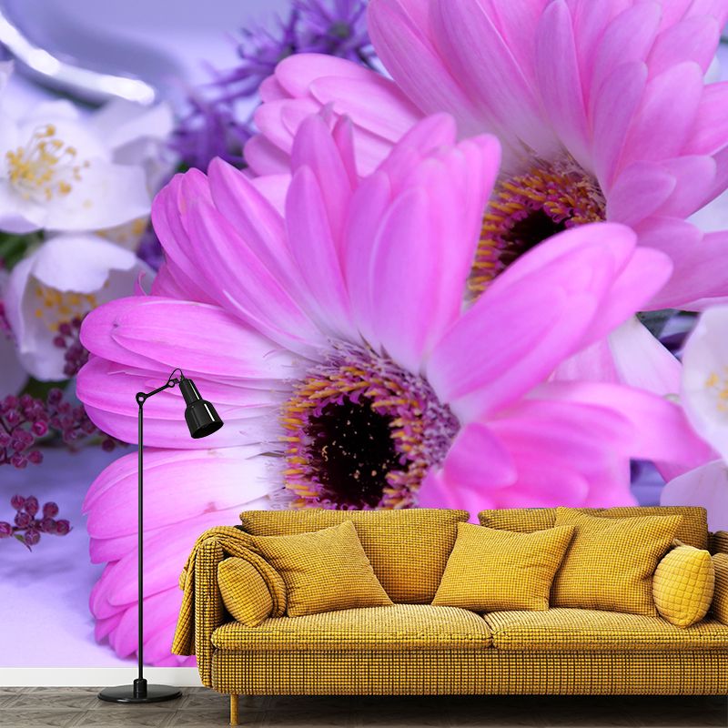 Beautiful Chrysanthemum Mural Wallpaper Customized Wall Decor for Girls Bedroom