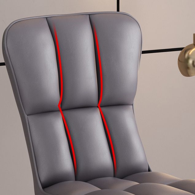 Chaise d'appoint de salle à manger moderne en métal, avec coussin de couleur, chaises Parsons pour la maison