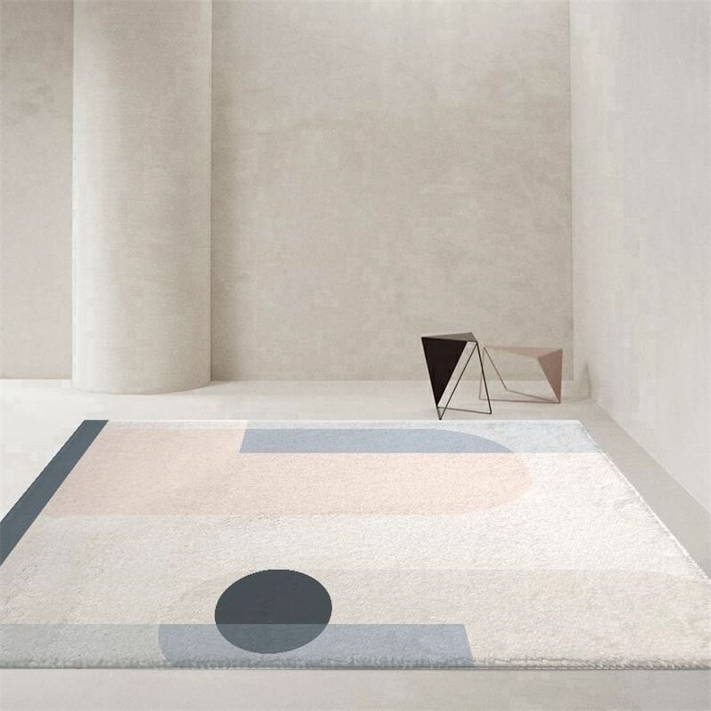 Patrón gráfico moderno alfombra del área de poliéster alfombra resistente a la alfombra resistente a las manchas para sala de estar para sala de estar