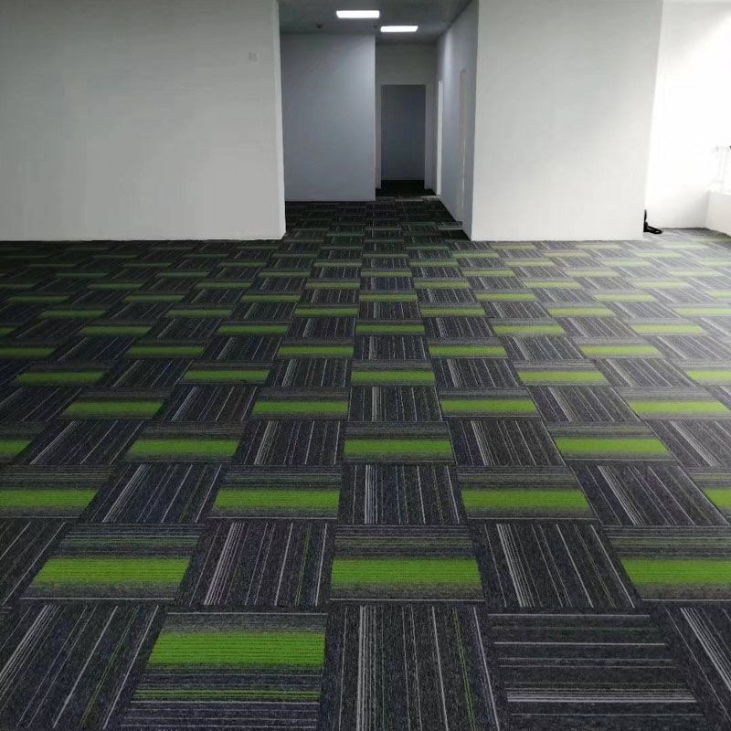 Modern Carpet Tiles Self Adhesive Level Loop Stain Resistant Carpet Tile