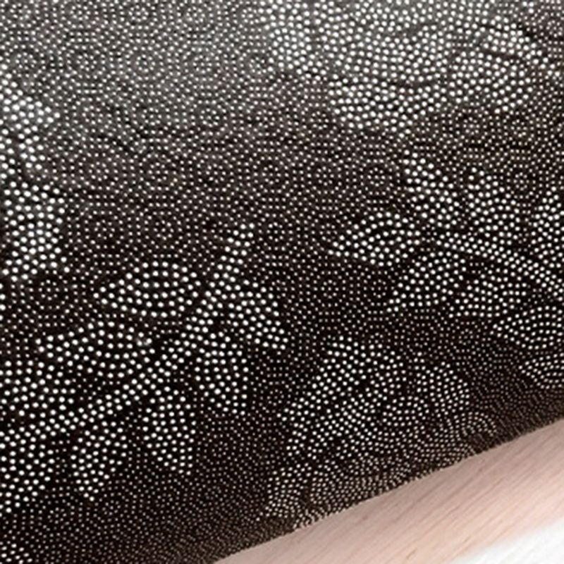 Black Modern Rug Polyester Pattern Rug Washable Indoor Rug for Home Decor