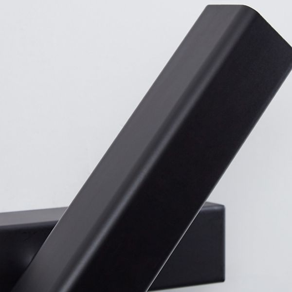 Square Shade Metal Wall Sconce Modern Style Single Light Wall Mount Light