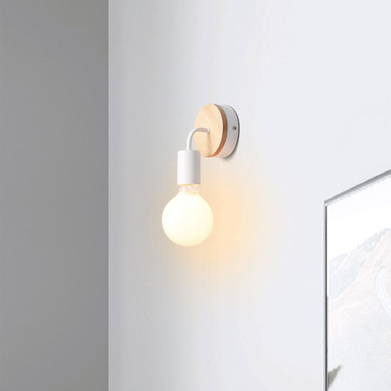 Lampade a parete per lampadina nuda Lampade a parete Ultra-Modern Wall Sconce Lighting per camera da letto