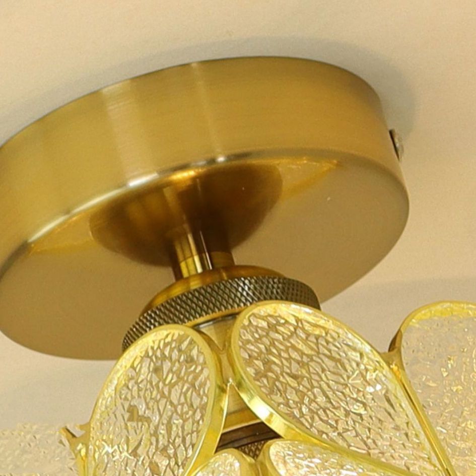 Modern Ceiling Light Creative Glass Flush Mount Light for Living Room