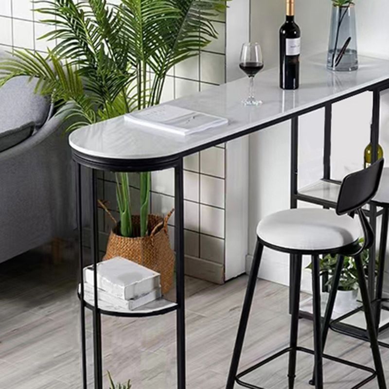 Contemporary 1/2/3 Pieces Stone Specialty Bar Table Set for Indoor