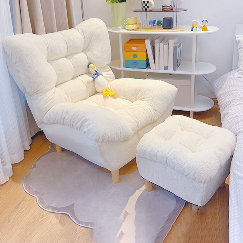 Scandinavian Upholstery Recliner Chair Solid Color Standard Recliner